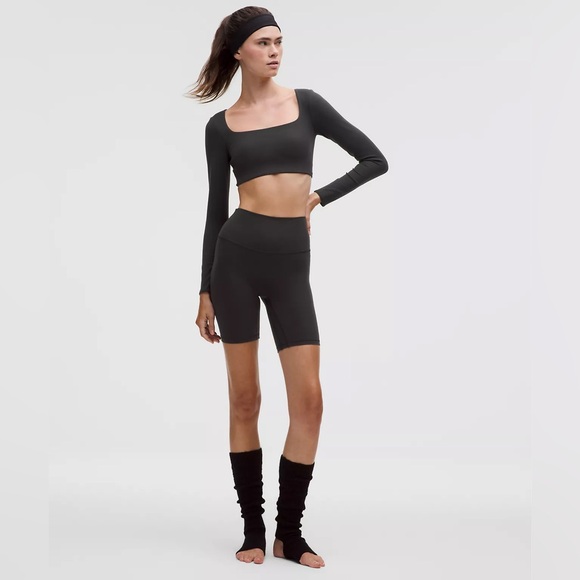lululemon athletica Pants - Lululemon Athletica Black Bike Shorts - Align 6
